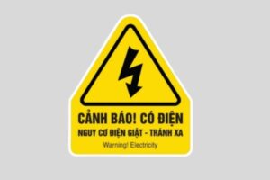 Tuyển tập mẫu tem cảnh báo điện giật đẹp tiêu chuẩn