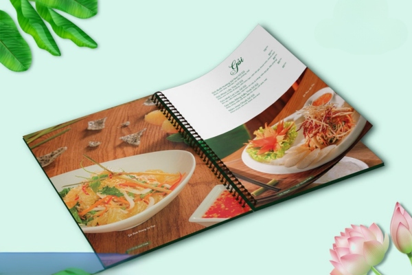 19 mẫu menu nhà hàng chay đẹp mắt, thu hút