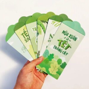 In bộ lì xì Tết sống xanh theo yêu cầu tại Hà Nội