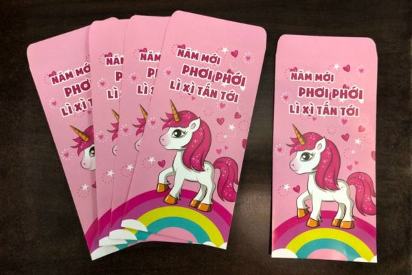 Mẫu bao lì xì con ngựa giá rẻ, chất lượng cao tại Hà Nội