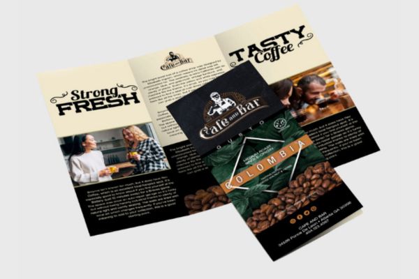 Mẫu brochure cà phê giá rẻ, chất lượng cao tại Hà Nội