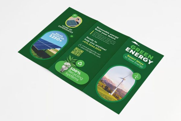 Mẫu brochure pin mặt trời giá rẻ, chất lượng cao