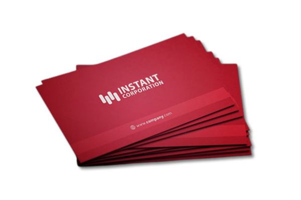 Mẫu card visit màu đỏ giá rẻ, chất lượng cao