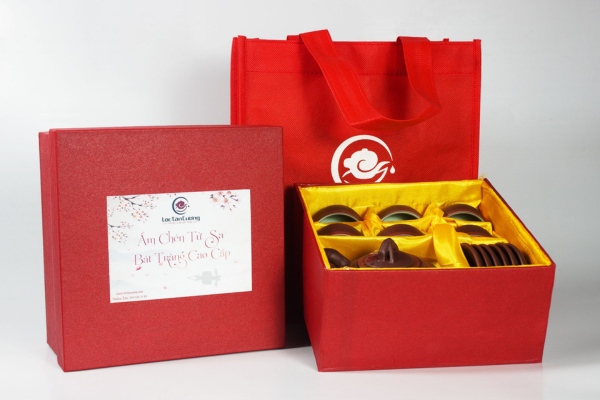 Các mẫu hộp giấy đựng ấm trà đẹp, sang trọng