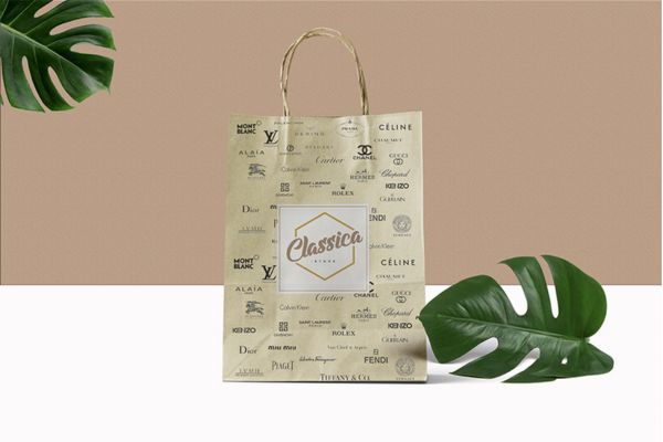 Mẫu túi giấy vintage đẹp, chất lượng cao