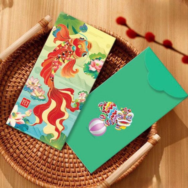 Lì xì cá chép sung túc giá rẻ, thiết kế theo yêu cầu tại Hà Nội