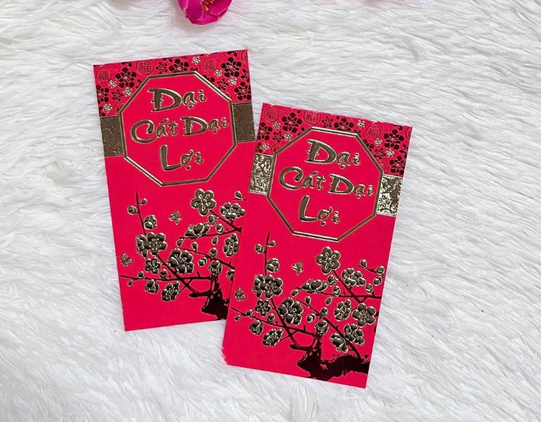 In bao lì xì Đại Cát Đại lợi ý nghĩa cho Tết
