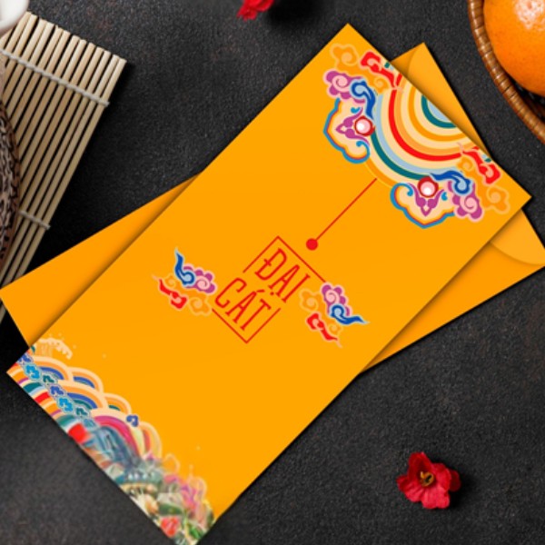 In bao lì xì Đại Cát sang trọng cao cấp In bao lì xì Đại Cát sang trọng