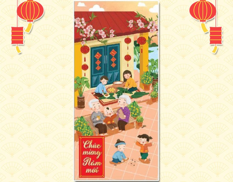 In bao lì xì gia đình giá rẻ