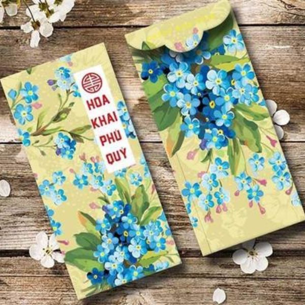 In bao lì xì hoa giá rẻ, thiết kế theo yêu cầu tại Hoa Long