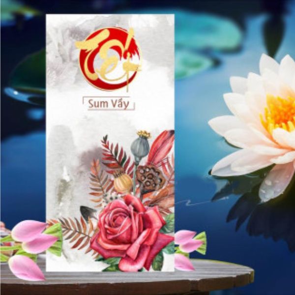 In bao lì xì hoa giá rẻ, thiết kế theo yêu cầu tại Hoa Long
