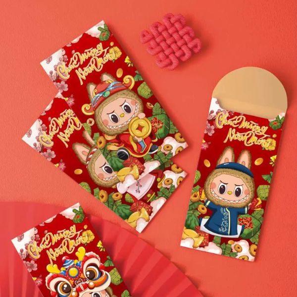 In bao lì xì Labubu giá rẻ, thiết kế theo yêu cầu tại Hà Nội