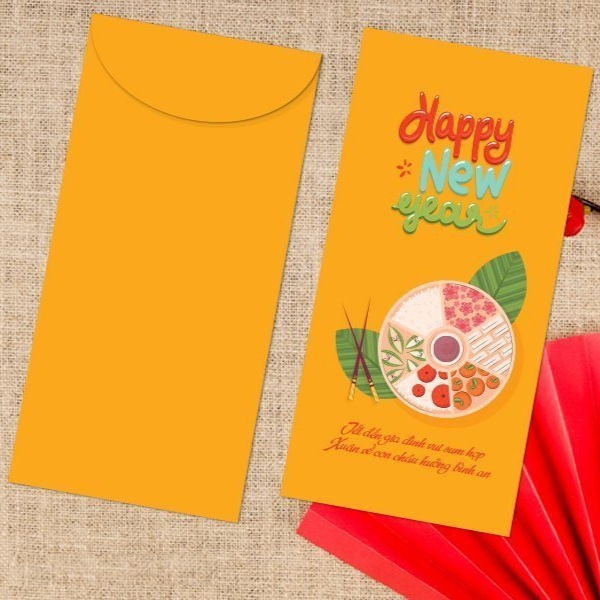 In bao lì xì Tiếng Anh giá rẻ uy tín In bao lì xì Tiếng Anh giá rẻ