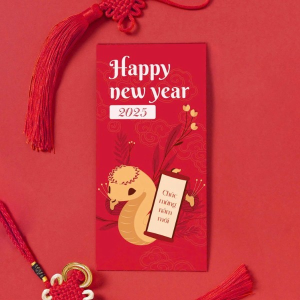 In bao lì xì Tiếng Anh sáng tạo tại Hà Nội | Giá rẻ nhất In bao lì xì Tiếng Anh sáng tạo tại Hà Nội