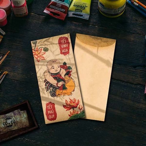 In bao lì xì Tranh Đông Hồ giá rẻ, chất lượng cao tại Hà Nội
