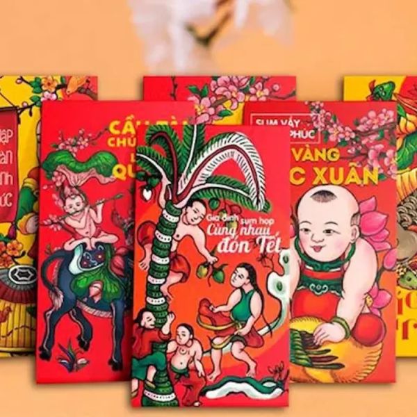 In bao lì xì Tranh Đông Hồ giá rẻ, chất lượng cao tại Hà Nội