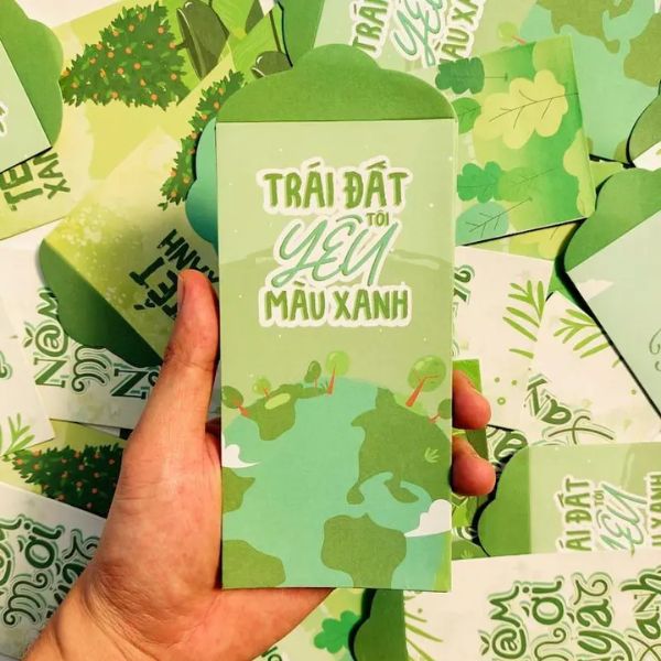 In bộ lì xì Tết sống xanh theo yêu cầu tại Hà Nội