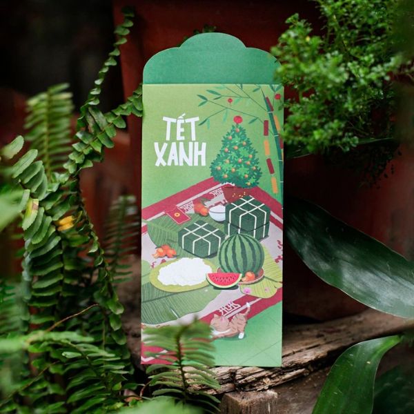 In bộ lì xì Tết sống xanh In bộ lì xì Tết sống xanh theo yêu cầu tại Hà Nội