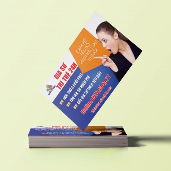 In card visit gia sư giá rẻ, chất lượng cao tại Hà Nội
