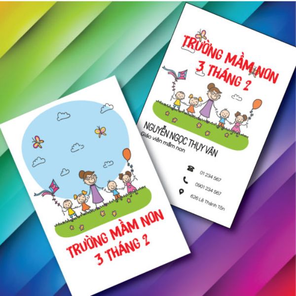 In card visit gia sư giá rẻ, chất lượng cao tại Hà Nội