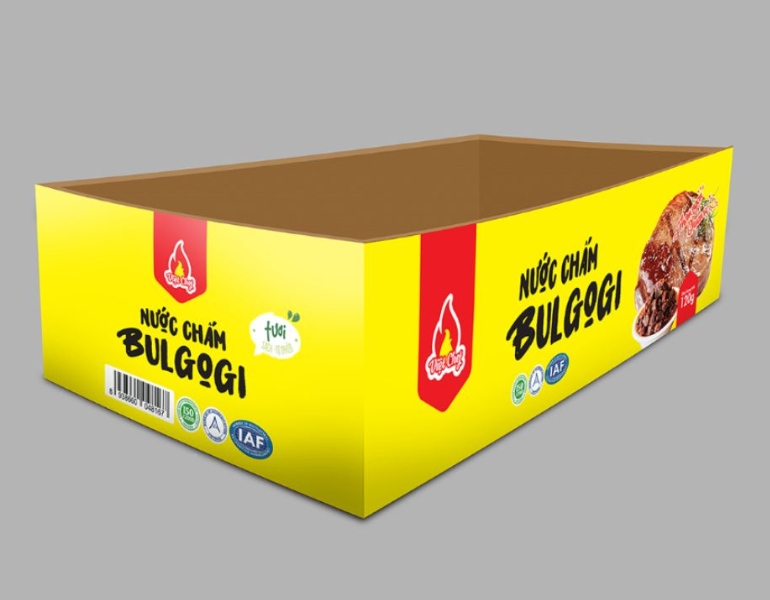 In hộp giấy đựng gia vị an toàn thực phẩm