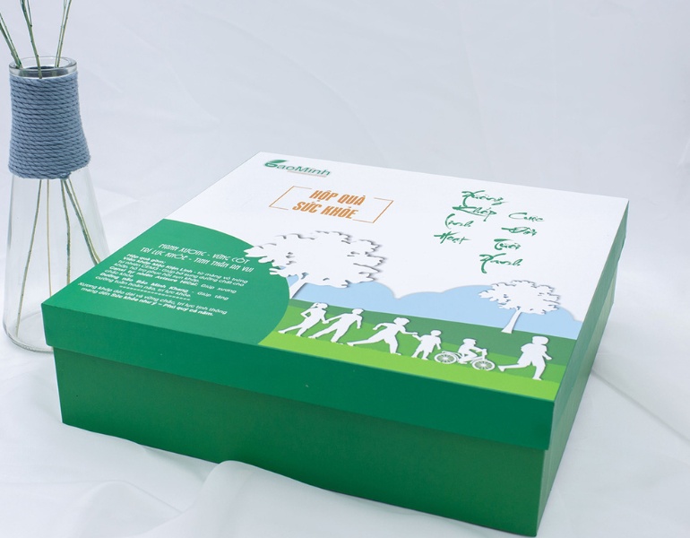 In hộp giấy đựng quà lưu niệm cho sự kiện doanh nghiệp