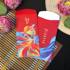 Lì xì cá chép sung túc giá rẻ, thiết kế theo yêu cầu tại Hà Nội