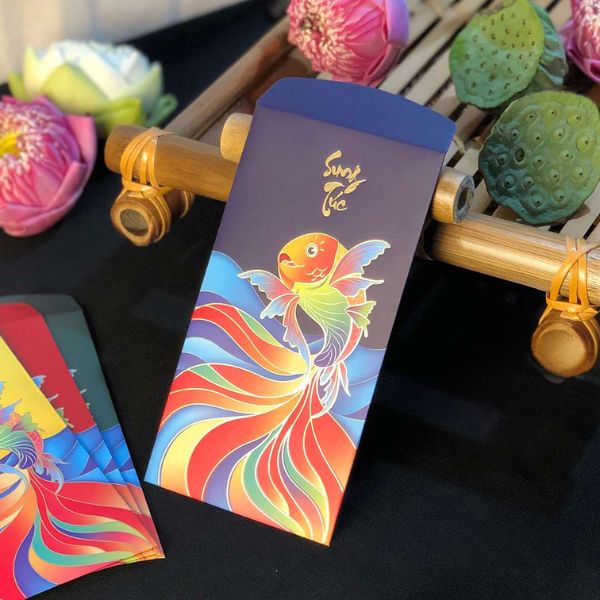 Lì xì cá chép sung túc giá rẻ, thiết kế theo yêu cầu tại Hà Nội