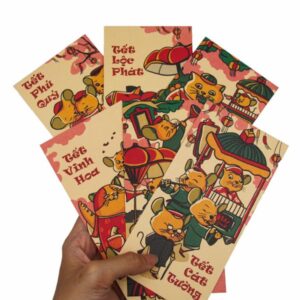 In bao lì xì Tranh Đông Hồ giá rẻ, chất lượng cao tại Hà Nội
