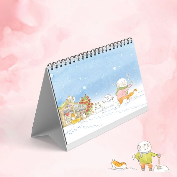 Lịch để bàn thị trấn mèo Lịch để bàn thị trấn mèo tại Hà Nội