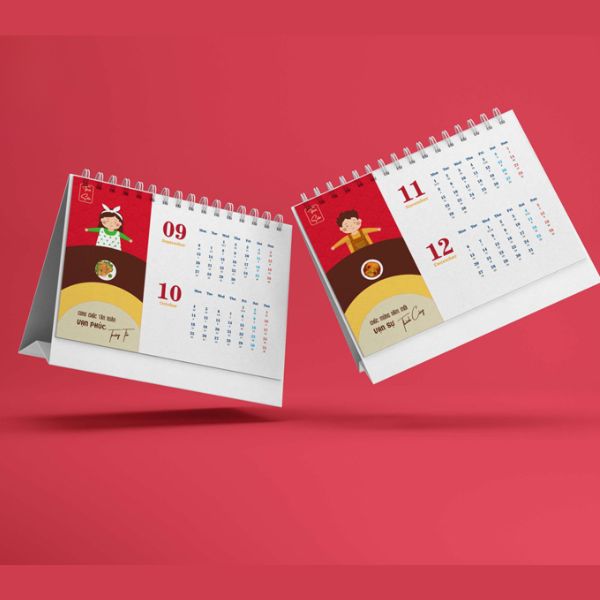 In lịch Tết cho bé In lịch Tết cho bé chất lượng tại Hoa Long