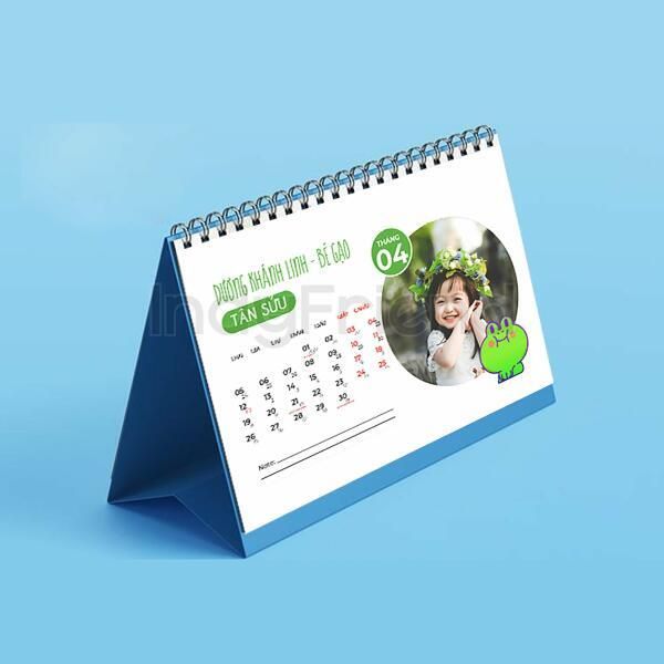 In lịch Tết cho bé chất lượng tại Hoa Long