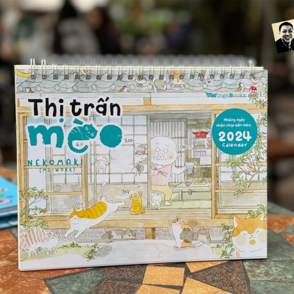 Lịch để bàn thị trấn mèo tại Hà Nội