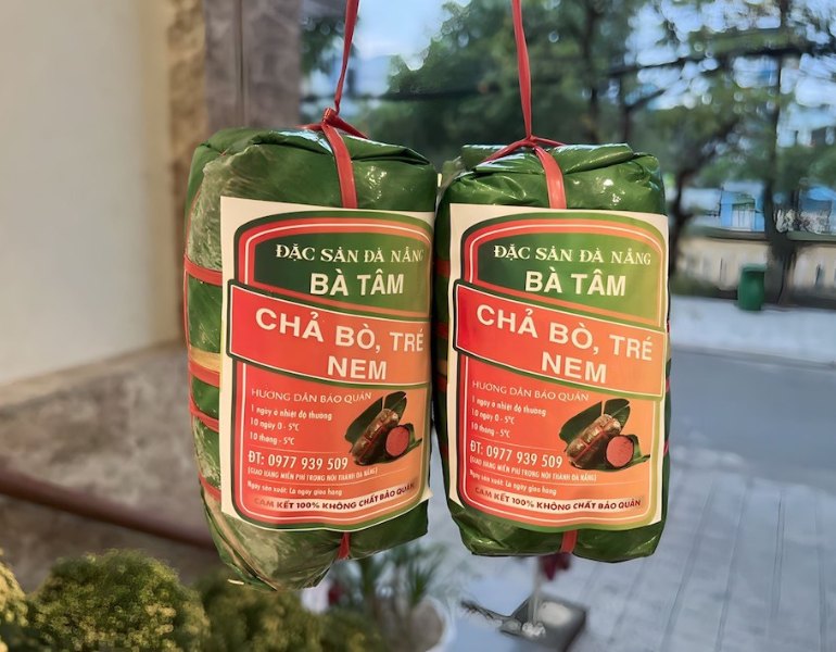 In tem chả bò cung cấp thông tin minh bạch