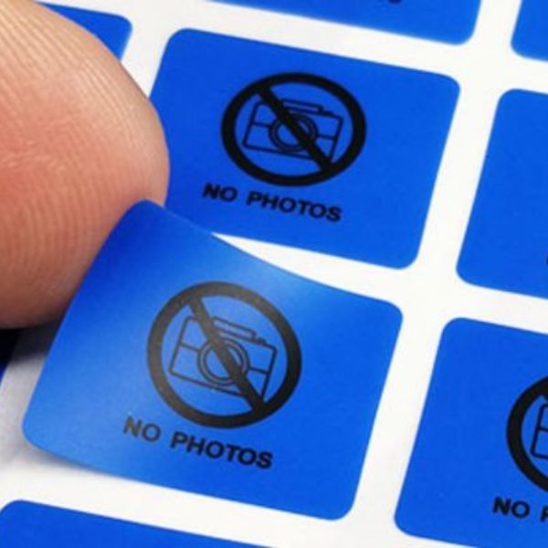 In tem nhãn cấm chụp ảnh giá rẻ, chất lượng cao