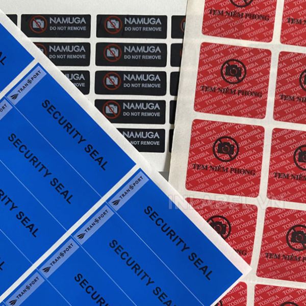 In tem nhãn cấm chụp ảnh giá rẻ, chất lượng cao