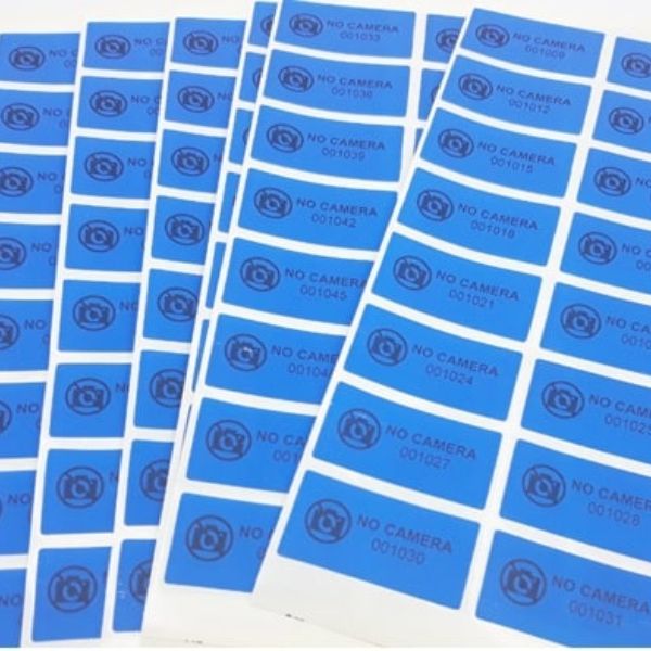 In tem nhãn cấm chụp ảnh giá rẻ, chất lượng cao