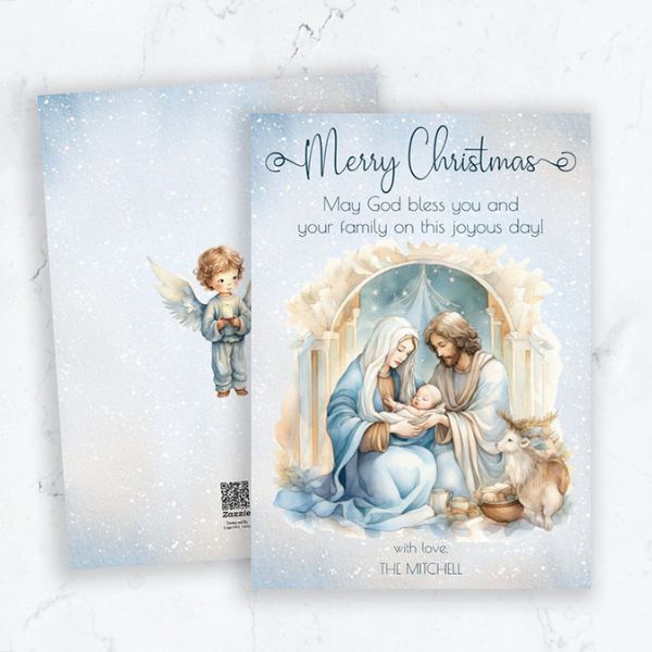 In thiệp giáng sinh công giáo giá rẻ, thiết kế theo yêu cầu