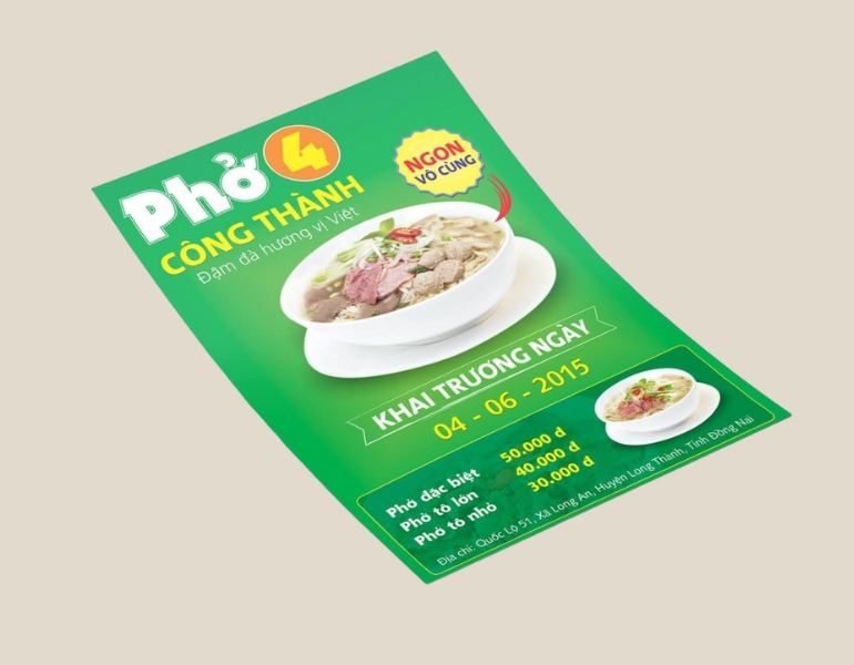 In tờ rơi a3 đẹp mắt, hấp dẫn