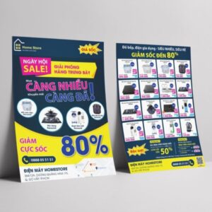 In tờ rơi A3 giá rẻ, uy tín, lấy nhanh tại Hà Nội
