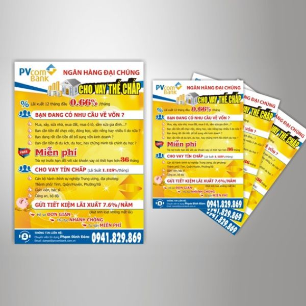 In tờ rơi a6 giá rẻ, thiết kế theo yêu cầu