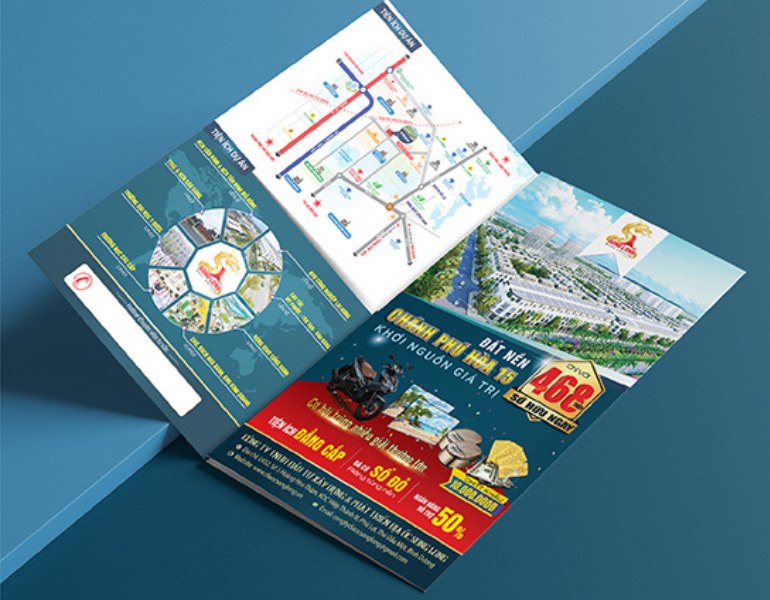 In tờ rơi đất nền hiệu quả