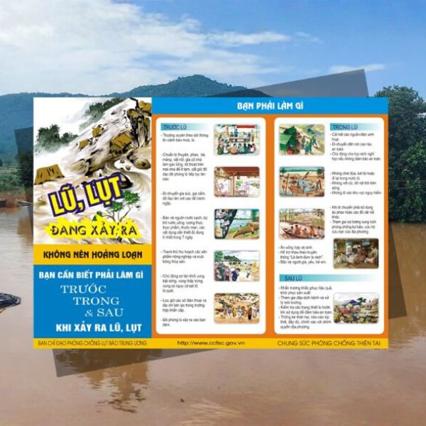 Tờ rơi phòng chống thiên tai In tờ rơi phòng chống thiên tai giá rẻ, chất lượng cao