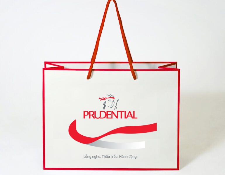 In túi giấy công ty bảo hiểm đẹp mắt