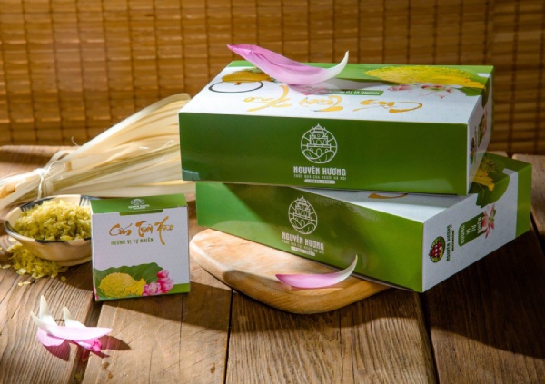 In Hoa Long nhận in vỏ hộp bánh cốm theo yêu cầu