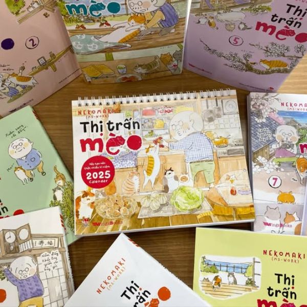 Lịch để bàn thị trấn mèo tại Hà Nội