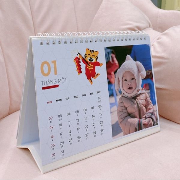 In lịch Tết cho bé chất lượng tại Hoa Long