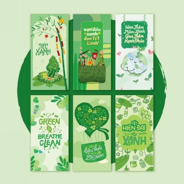 In bộ lì xì Tết sống xanh theo yêu cầu tại Hà Nội