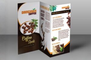 Mẫu brochure cà phê giá rẻ, chất lượng cao tại Hà Nội