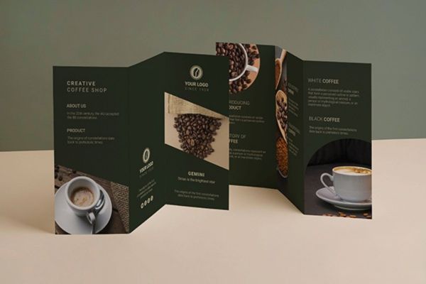 Mẫu brochure cà phê giá rẻ, chất lượng cao tại Hà Nội